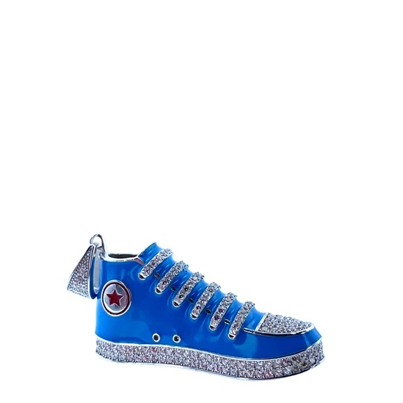 SNEAKER PENDANT STERLING SILVER CZ